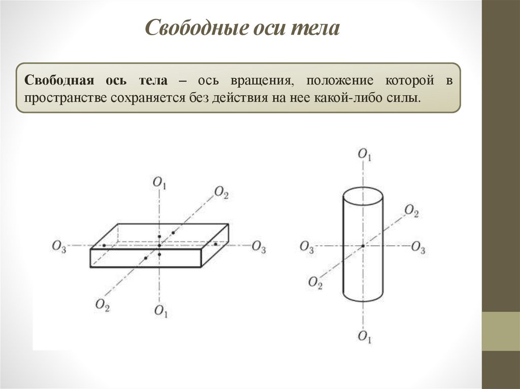 Свободные оси тела