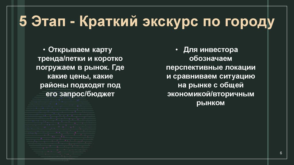 5 Этап - Краткий экскурс по городу