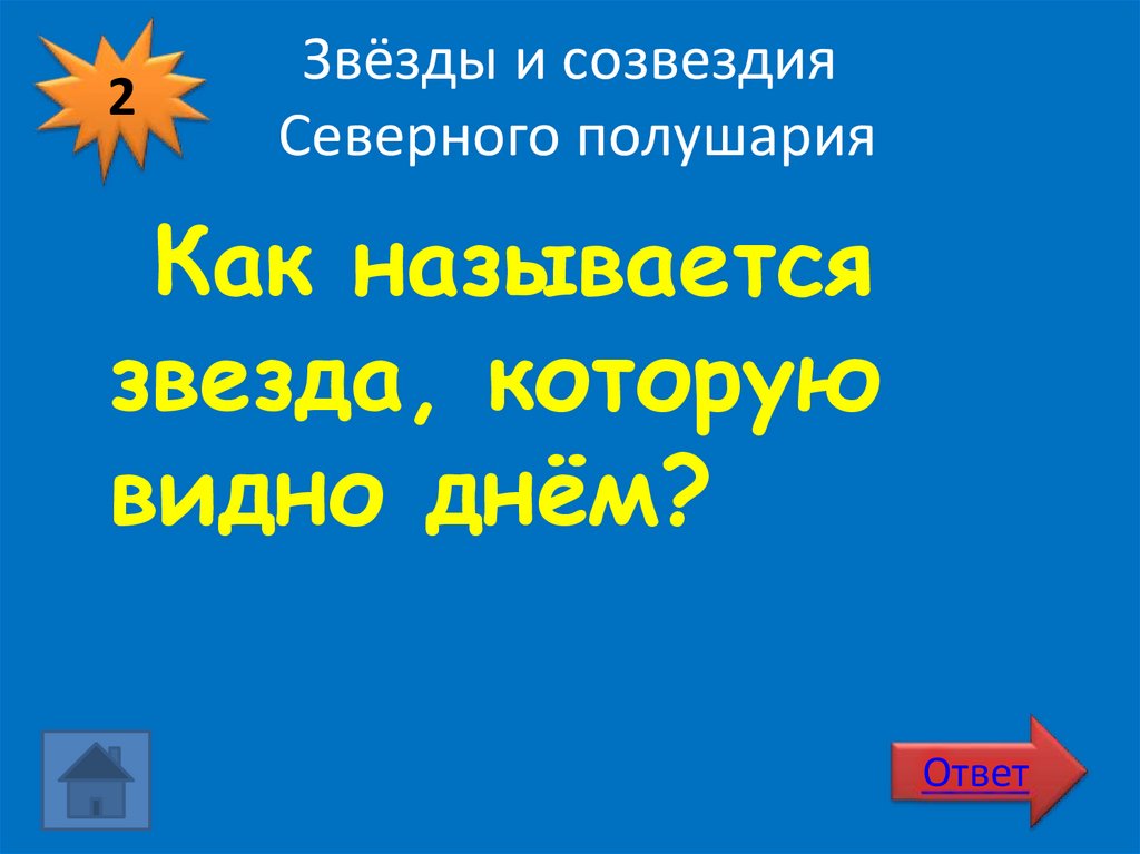 Звёзды и созвездия Северного полушария