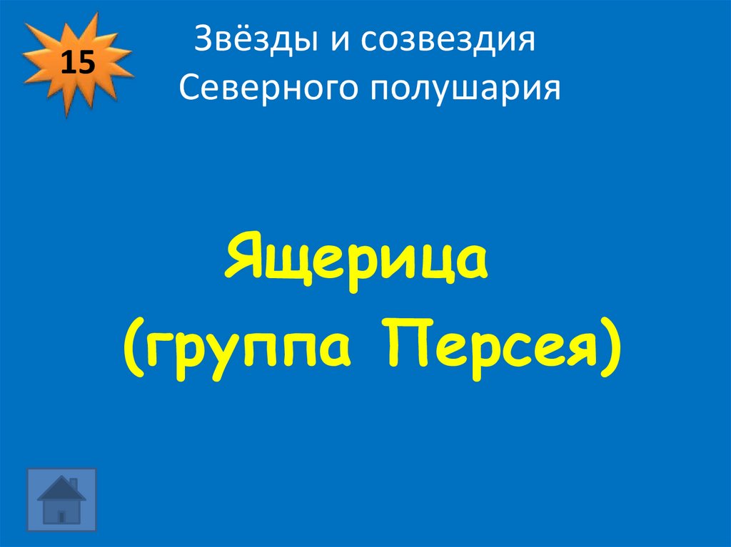 Звёзды и созвездия Северного полушария