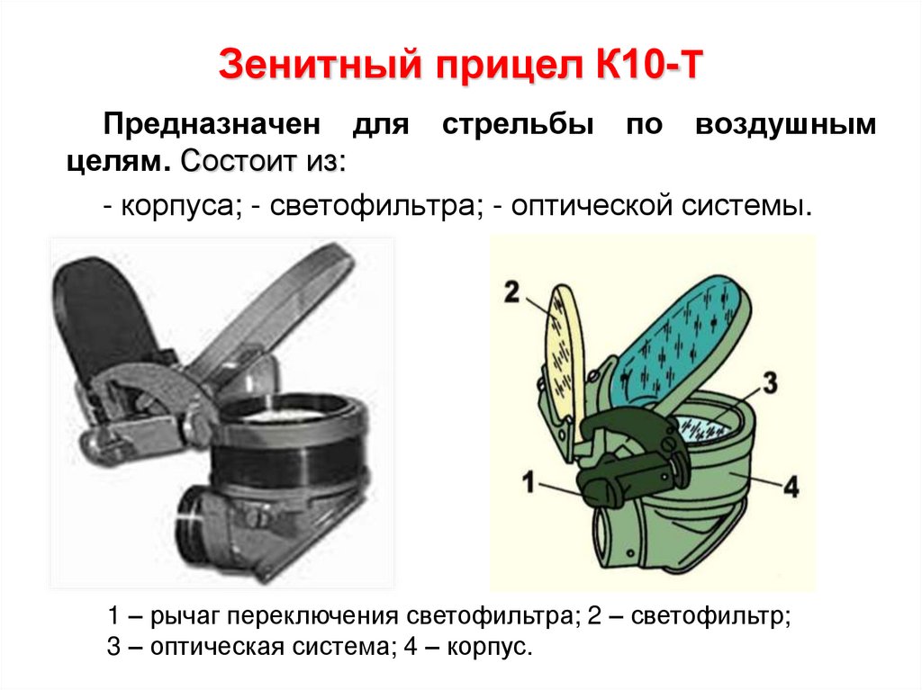 Зенитный прицел К10-Т