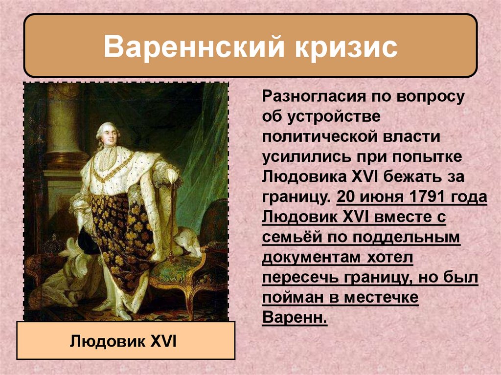 Вареннский кризис