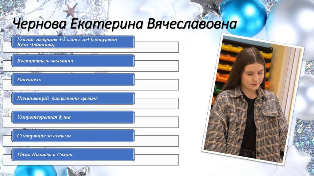 Чернова Екатерина Вячеславовна