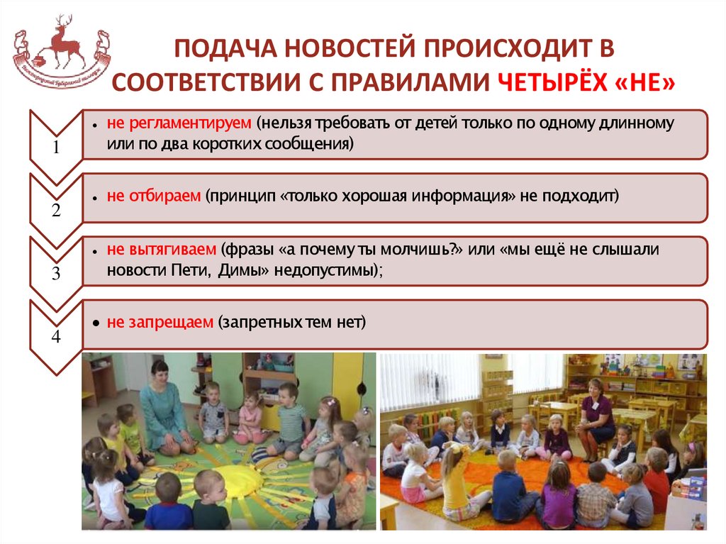 ПОДАЧА НОВОСТЕЙ ПРОИСХОДИТ В СООТВЕТСТВИИ С ПРАВИЛАМИ ЧЕТЫРЁХ «НЕ»