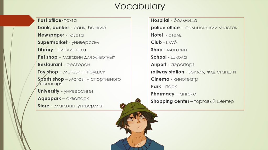 Vocabulary