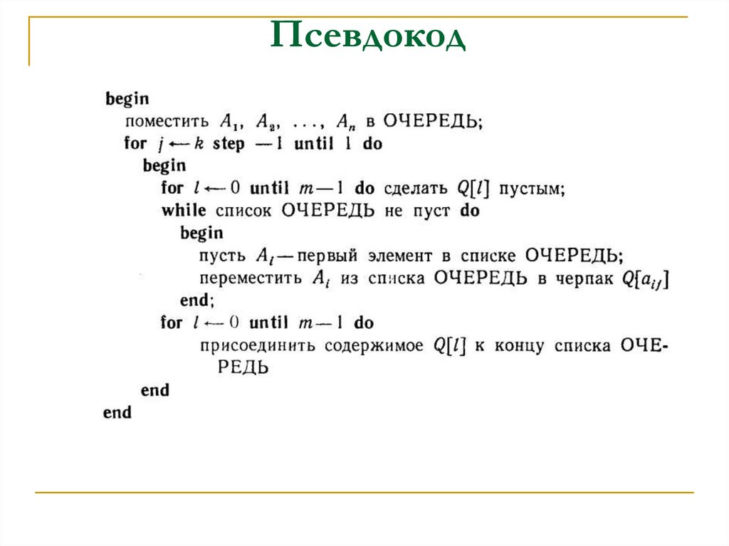 Псевдокод