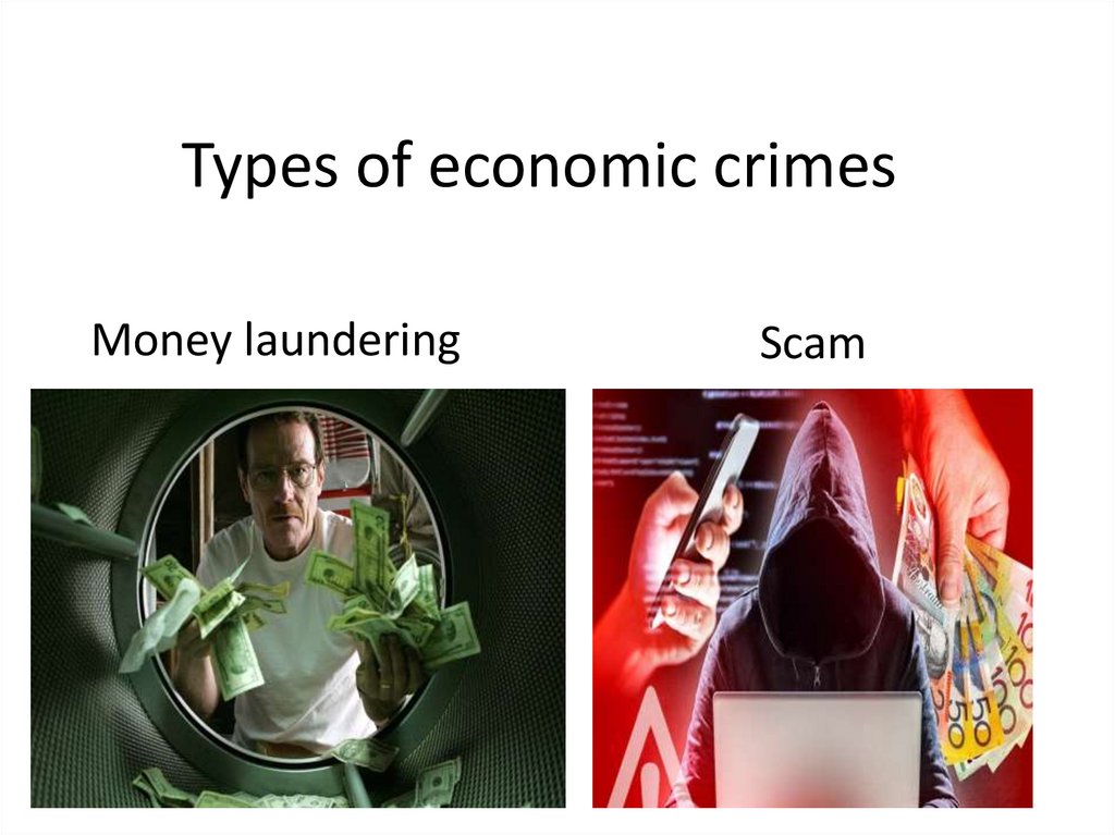 Types of economic crimes