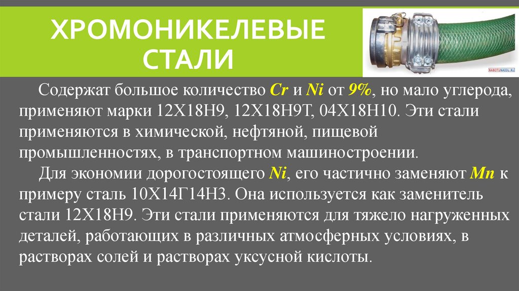 хромоникелевые стали