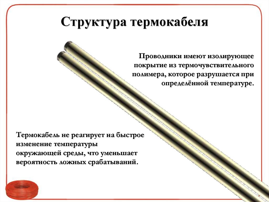 Структура термокабеля