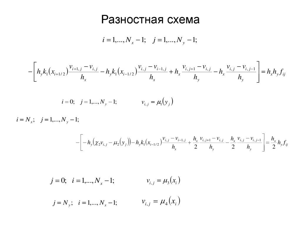 Разностная схема