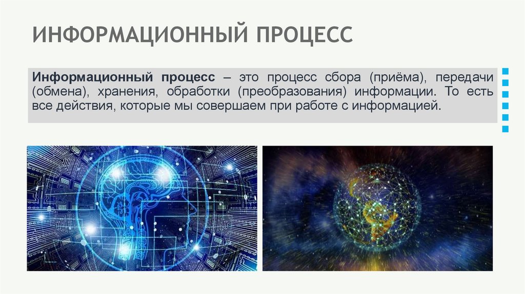 ИНФОРМАЦИОННЫЙ ПРОЦЕСС