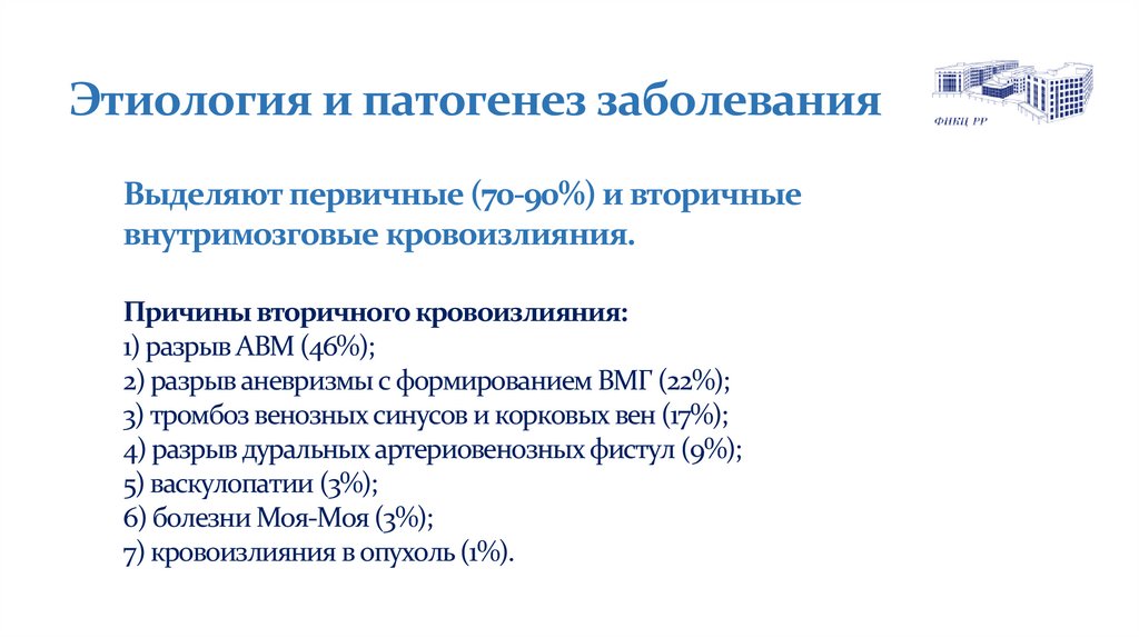 Этиология и патогенез заболевания