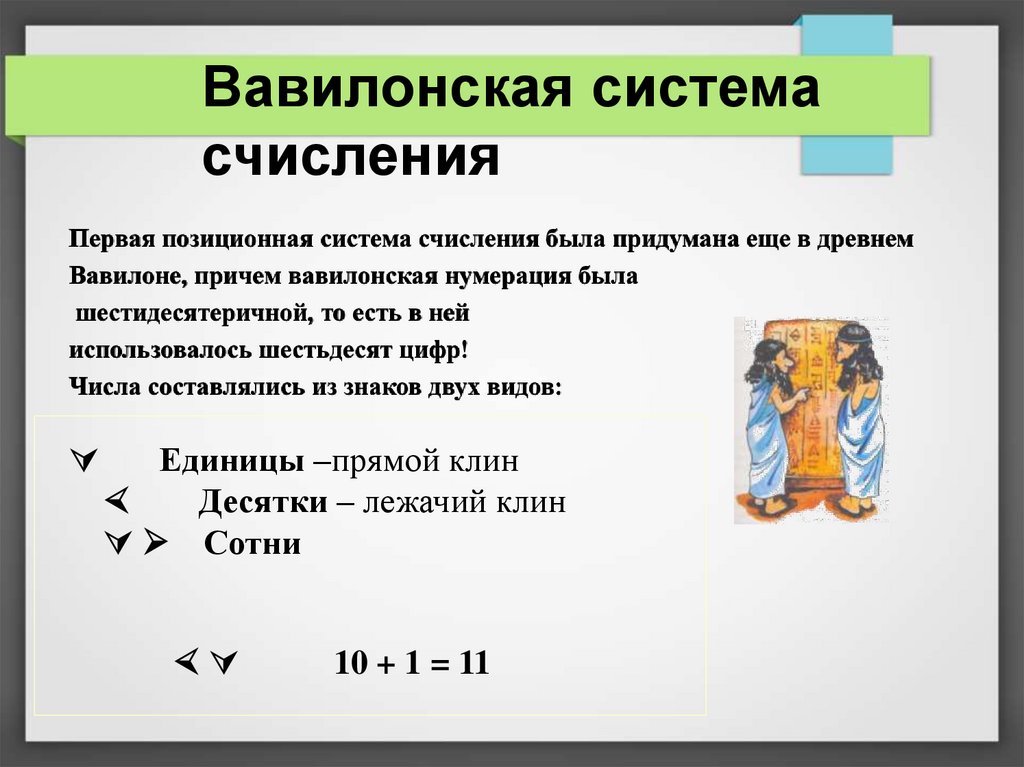 Вавилонская система счисления