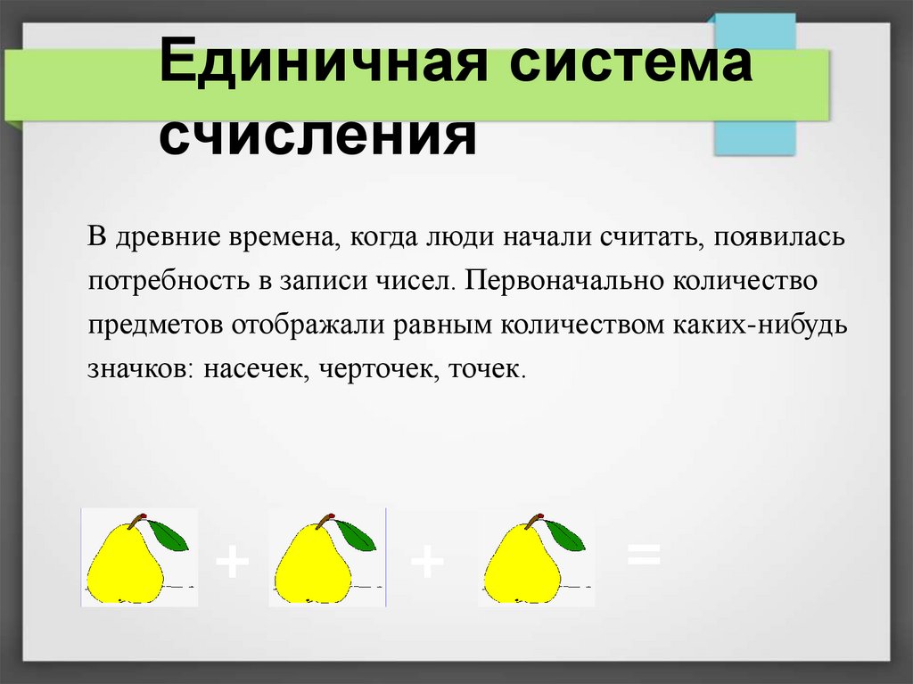 Единичная система счисления