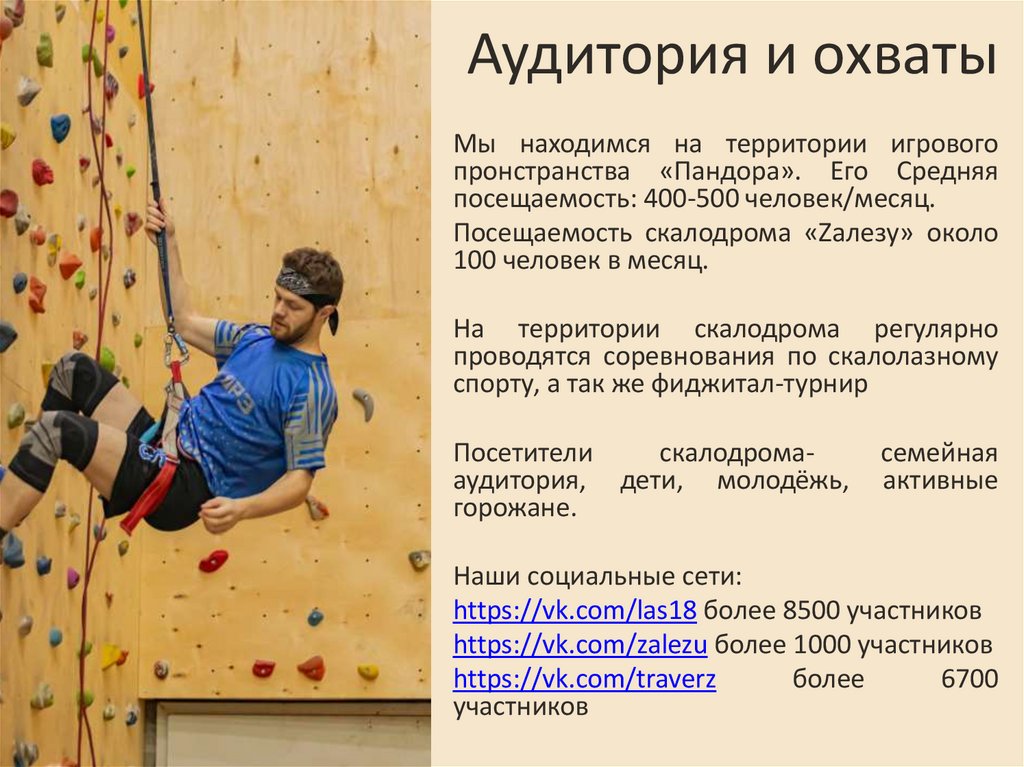 Аудитория и охваты