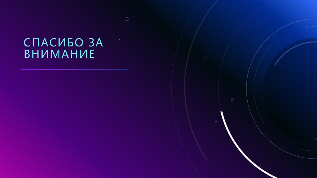 СПАСИБО за внимание