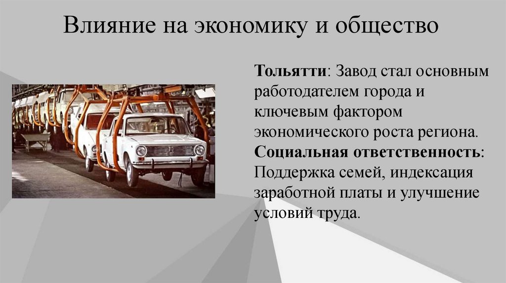 Влияние на экономику и общество