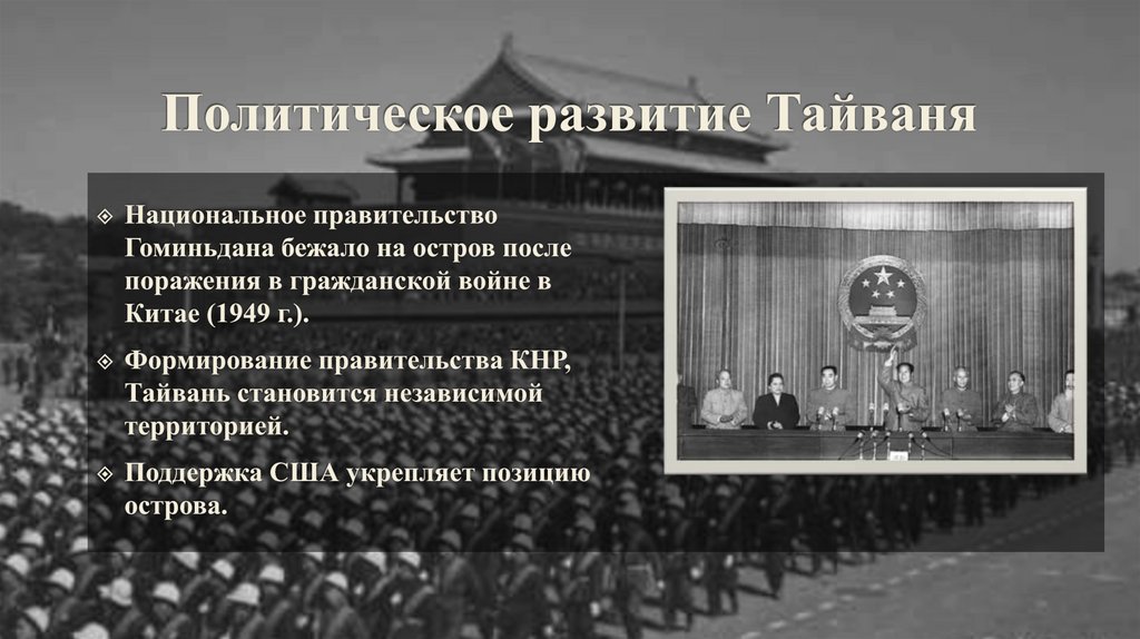 Политическое развитие Тайваня