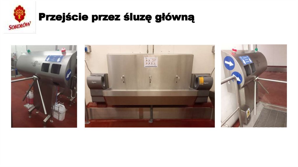 Przejście przez śluzę główną