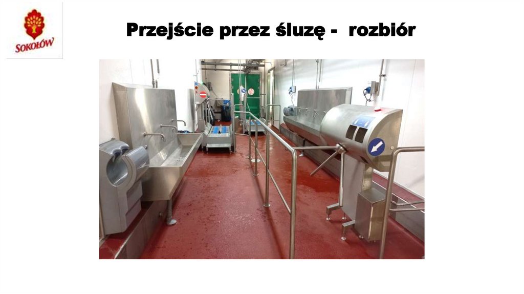Przejście przez śluzę - rozbiór