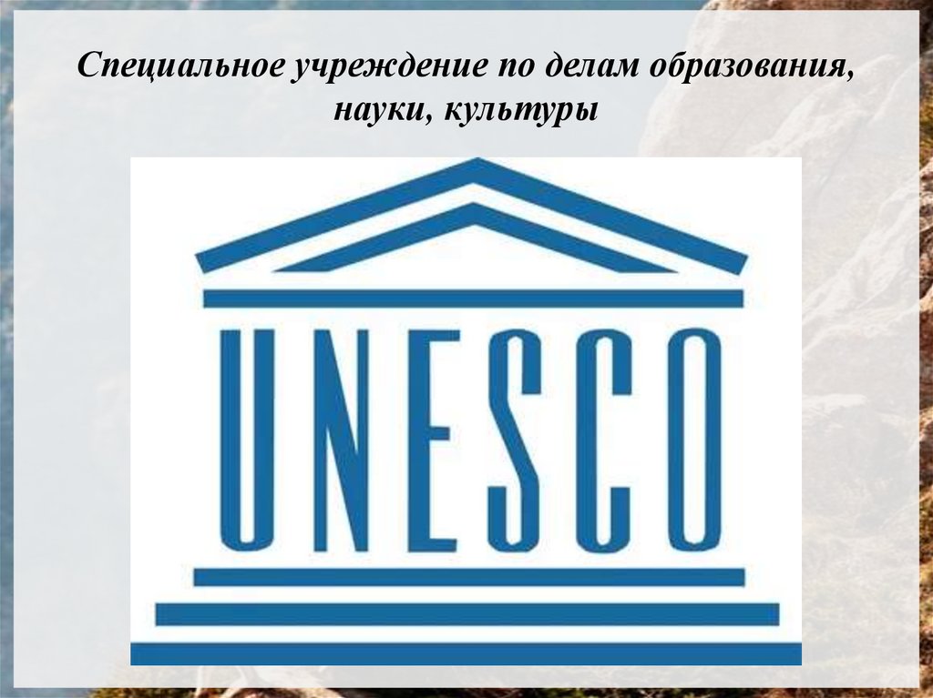 Специальное учреждение по делам образования, науки, культуры