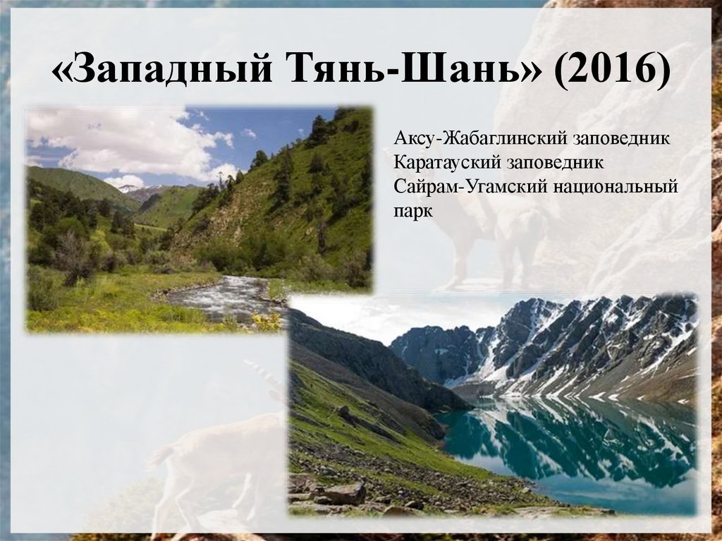 «Западный Тянь-Шань» (2016)