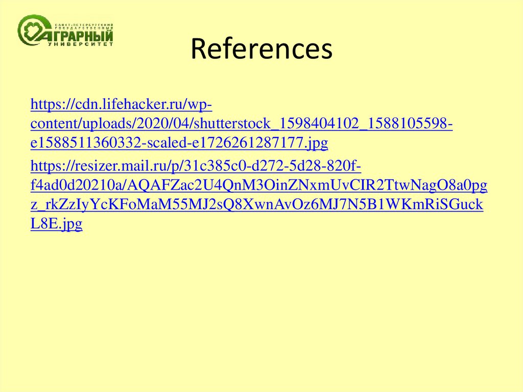 References