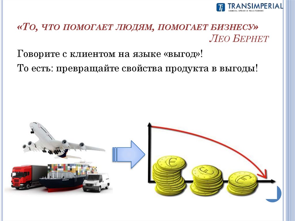 «То, что помогает людям, помогает бизнесу» Лео Бернет