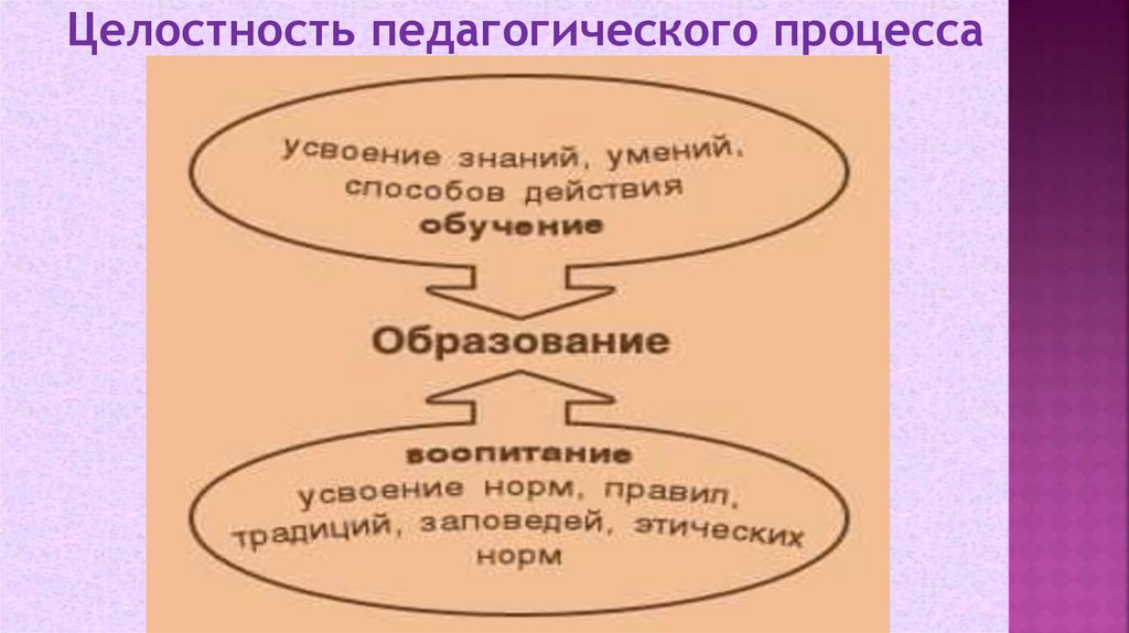 Целостность педагогического процесса