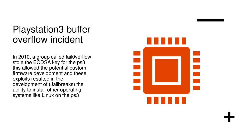 Playstation3 buffer overflow incident
