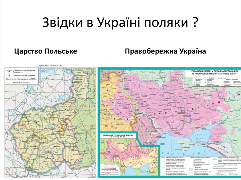 Звідки в Україні поляки ?