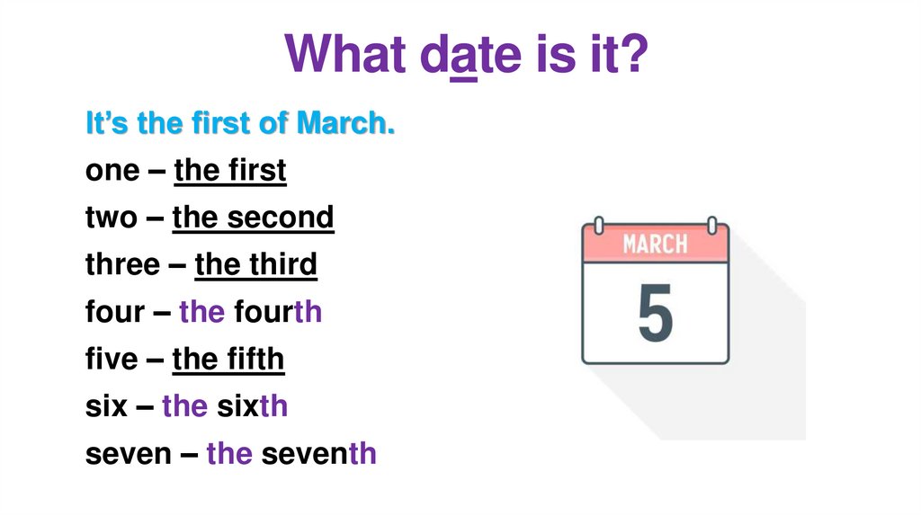 What date is it?