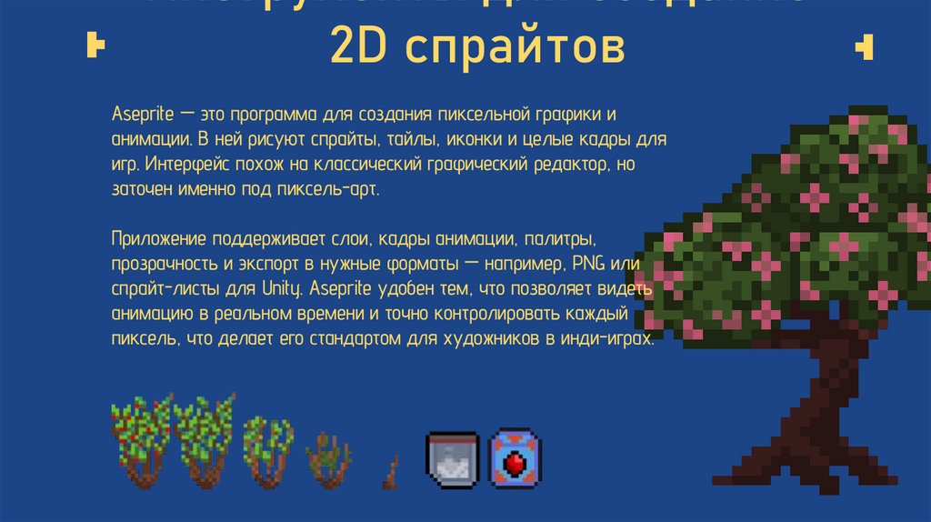 Инструменты для создание 2D спрайтов