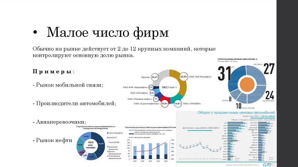 Малое число фирм