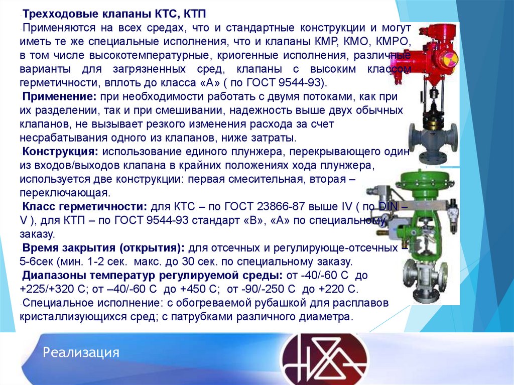 Реализация