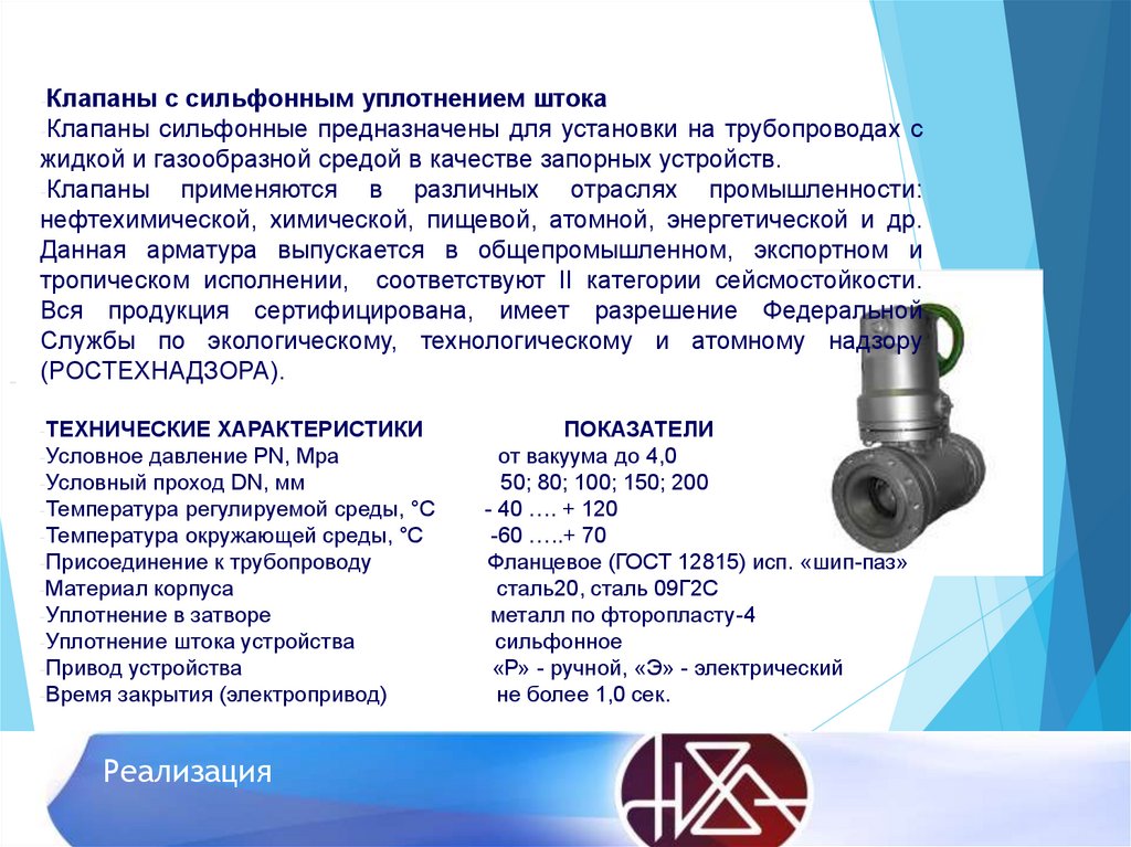 Реализация