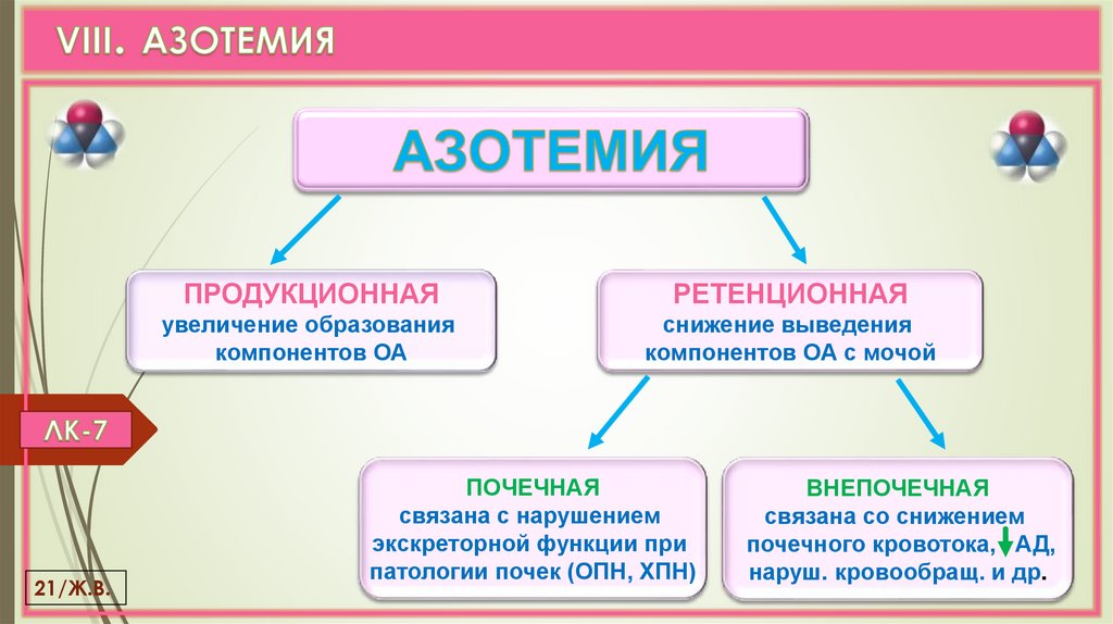 VIII. АЗОТЕМИЯ