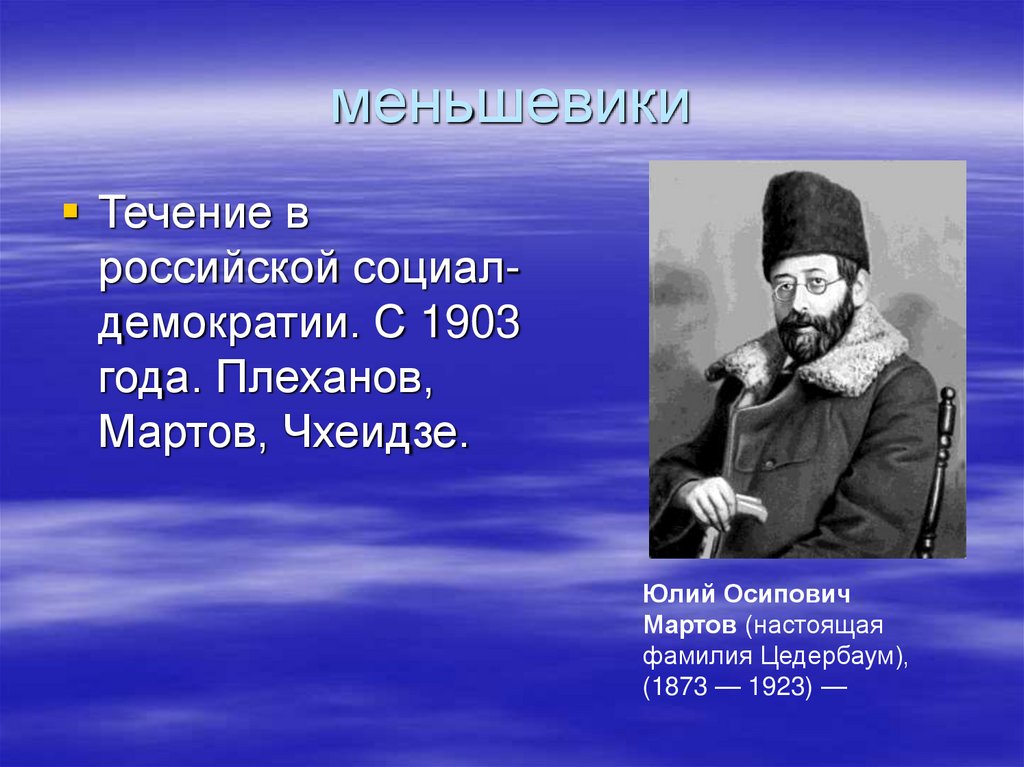 меньшевики