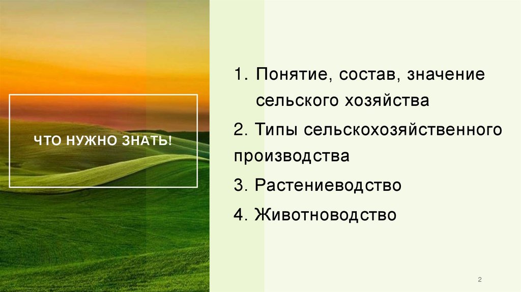 Что нужно знать!
