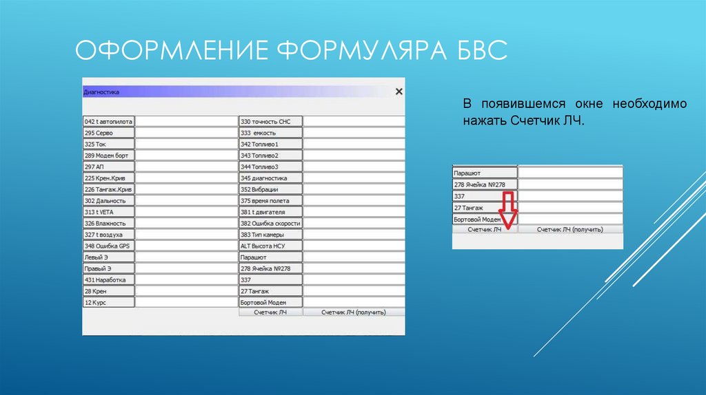 оформление формуляра БВС