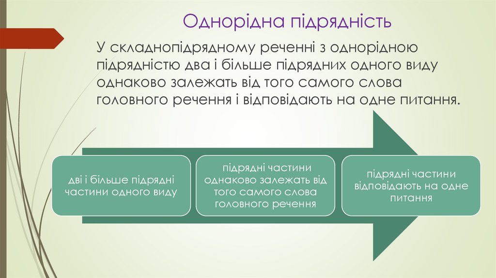 Однорідна підрядність