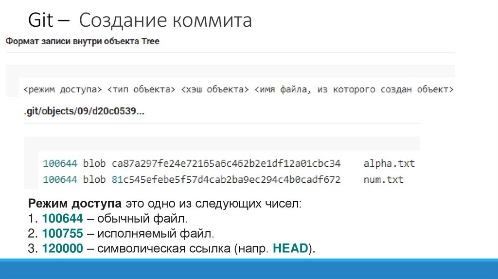 Git – Создание коммита
