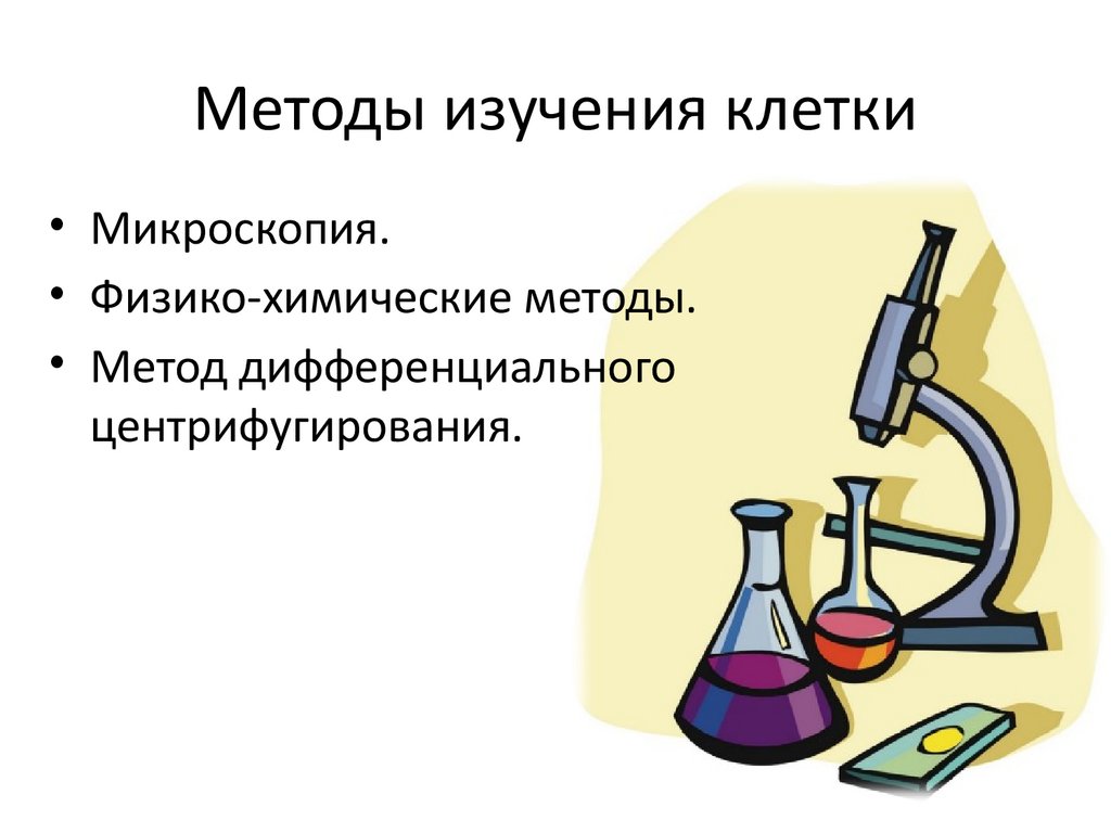 Методы изучения клетки