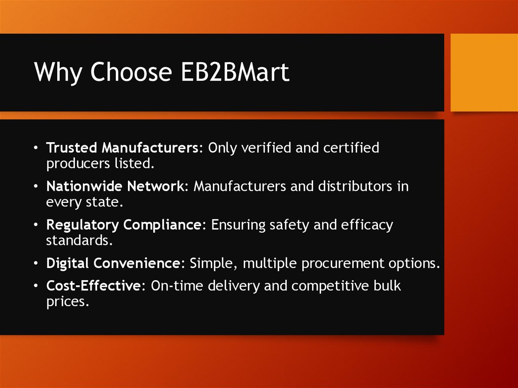 Why Choose EB2BMart
