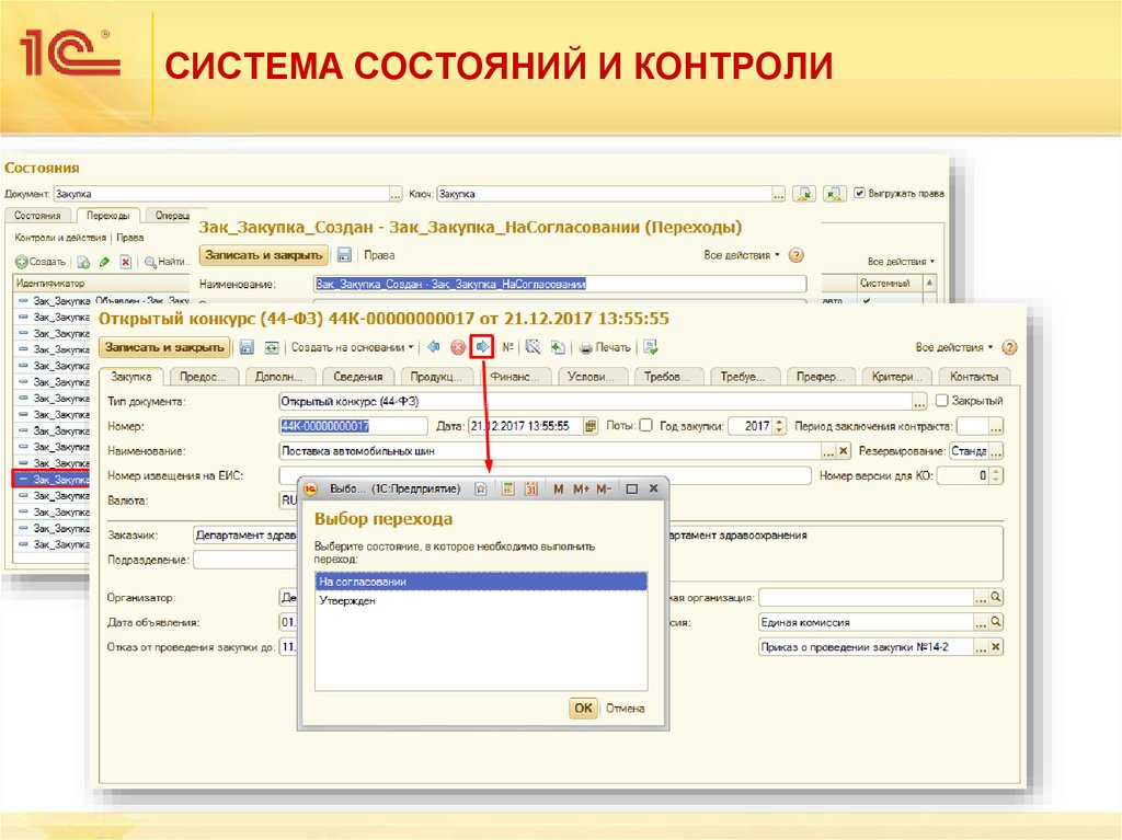 СИСТЕМА СОСТОЯНИЙ И КОНТРОЛИ