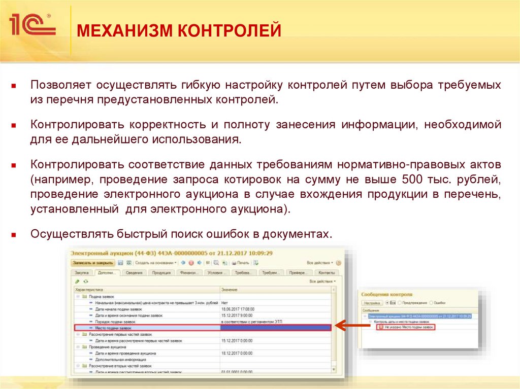 МЕХАНИЗМ КОНТРОЛЕЙ