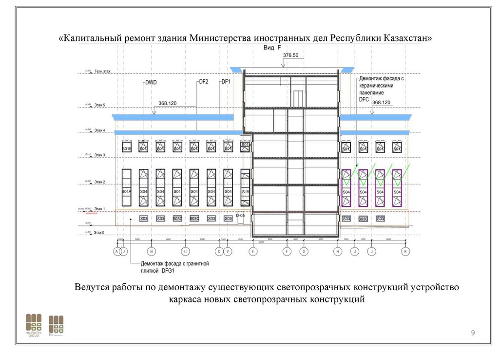 «Капитальный ремонт здания Министерства иностранных дел Республики Казахстан»
