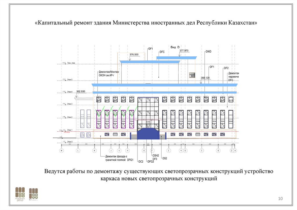 «Капитальный ремонт здания Министерства иностранных дел Республики Казахстан»