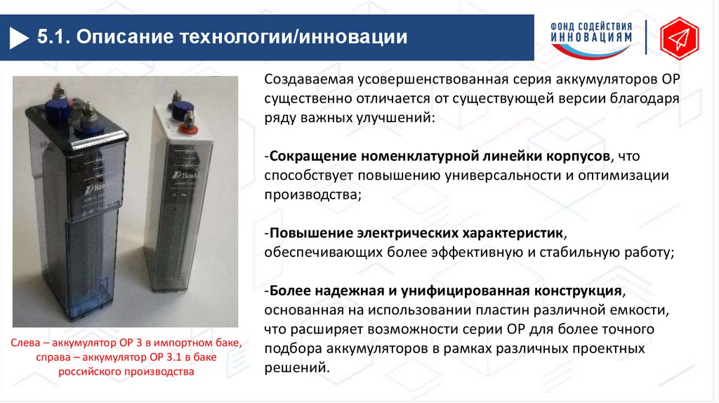 5.1. Описание технологии/инновации