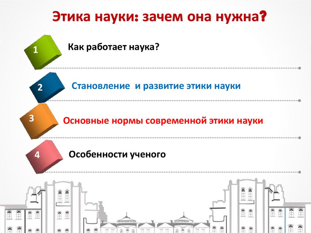 Этика науки: зачем она нужна?